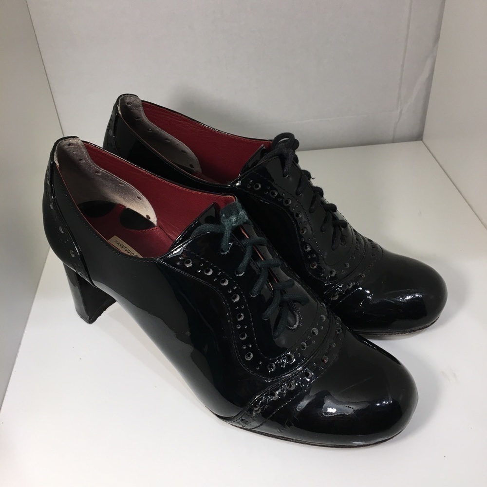 Max Studio Oxford Shoes 7M Black SB-Z